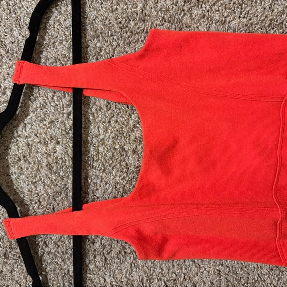 FP Movement by Free People Go-To Flared Red Jumpsuit - Picture 7 of 8